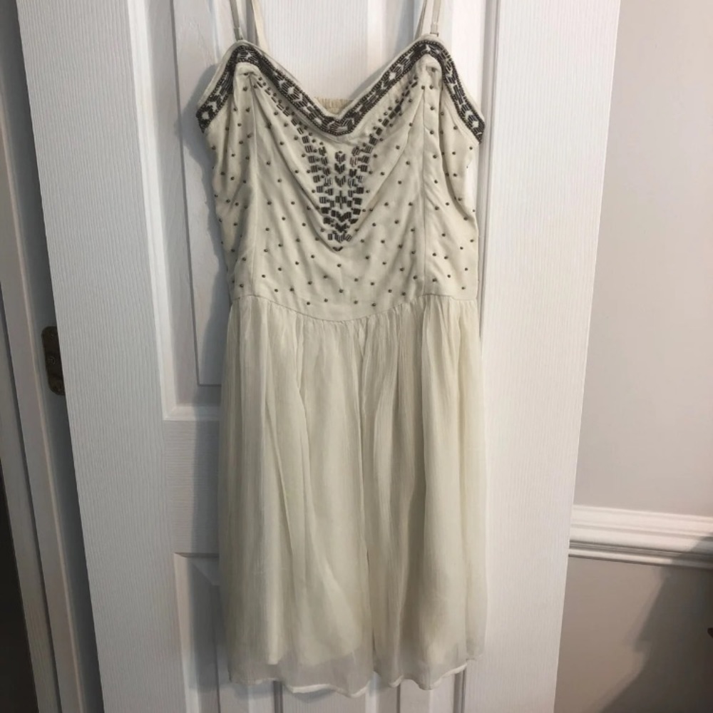 Rare Strapless Beaded Dress